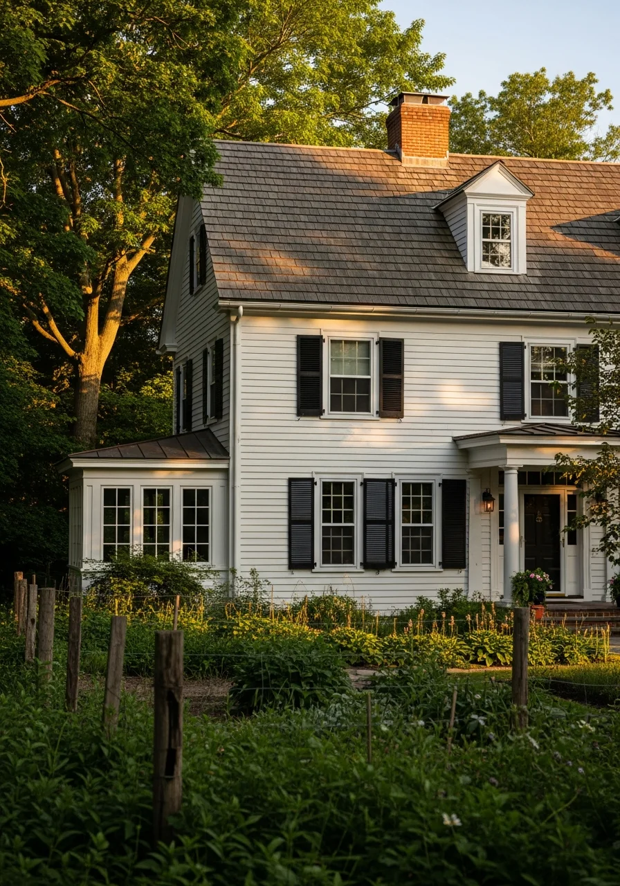 Suffield home detail showing traditional New England architecture and quality exterior finishes.
